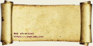 Jasmina Mićalović vizit kartica